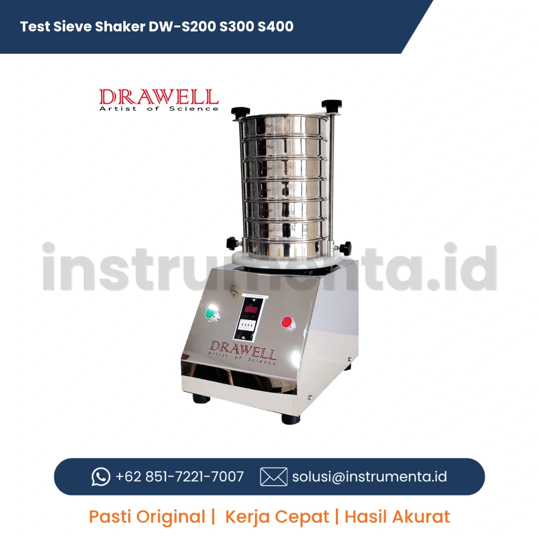 Distributor Sieve Shaker DW-S200 S300 S400 | Alat Pengayak Saringan Laboratorium & Industri